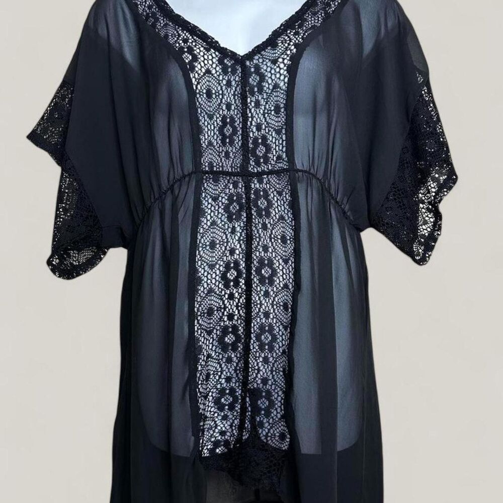 Xhilaration Women's Black Cover-ups